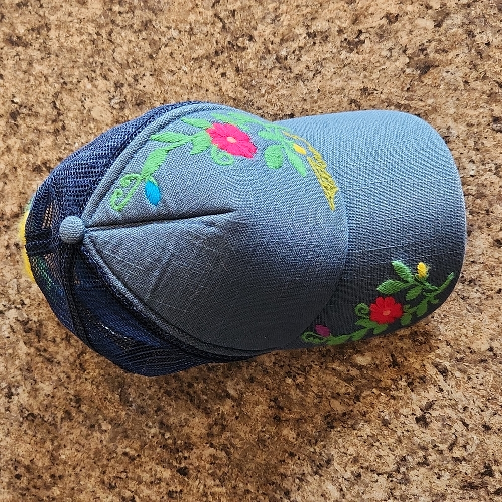 Prana floral embroidered Trucker Hat